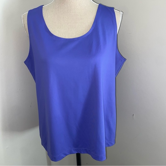 Chico's Tops Chicos Microfiber Stretch Tank Top Bright Purple Size